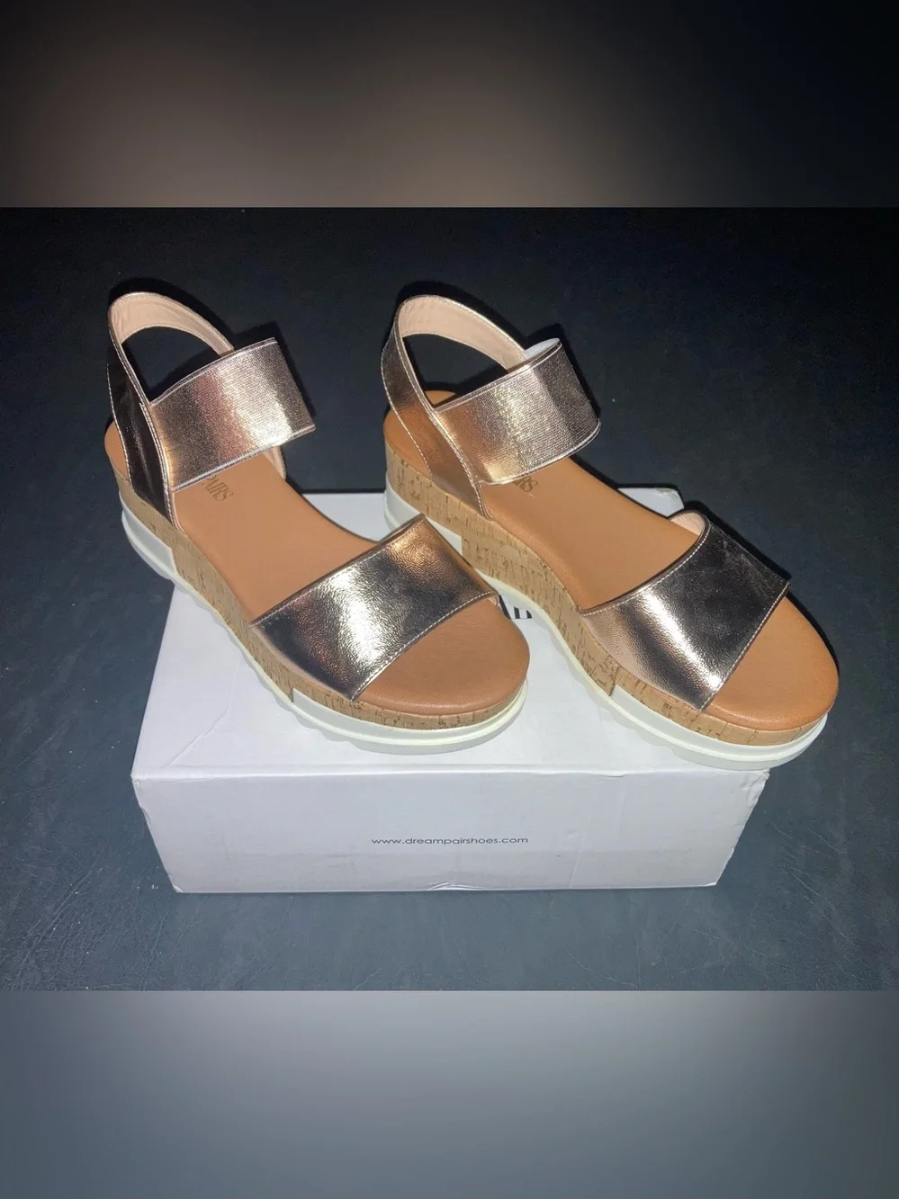 Dream Pairs stylish metallic